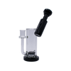 MAV Glass Sylmar Side Car Bubbler in Black - 6" Beaker Design with Glass on Glass Joint