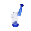 MAV Glass Sylmar Side Car Bubbler in Ink Blue with Glass on Glass Joint, Front View