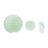 MAV Glass Terp Slurper Marble Set in green, 3 pieces, for dab rig efficiency, on white background