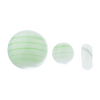 MAV Glass Terp Slurper Marble Set in green, 3 pieces, for dab rig efficiency, on white background
