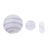 MAV Glass Terp Slurper Marble Set in Purple - 3 Piece Borosilicate Glass Accessories