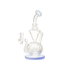 MAV Glass The Avalon Recycler Dab Rig in Lavender - 10" with Glass on Glass Joint