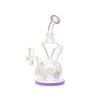 MAV Glass The Avalon Recycler Dab Rig in Purple with Beaker Design and Glass on Glass Joint