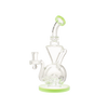 MAV Glass The Avalon Recycler Dab Rig in Slime variant, front view on white background