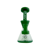 MAV Glass The Balboa Mini Rig in Forest Green, Beaker Design with Glass on Glass Joint, 6" Tall