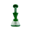 MAV Glass The Balboa Mini Rig in Forest Green, Beaker Design with Glass on Glass Joint, 6" Tall