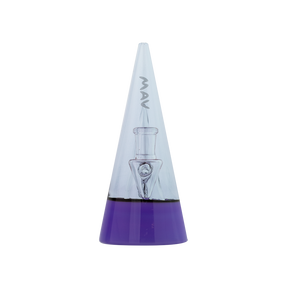 MAV Glass The Beacon 2.0 Dab Rig in Purple with Beaker Design, 7" Height, 90 Degree Joint