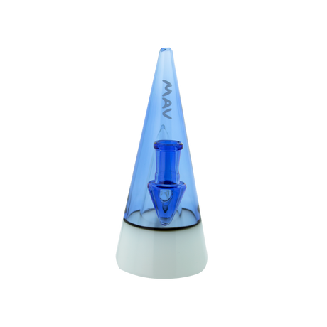 MAV Glass The Beacon 2.0 Dab Rig in Ink Blue with 14mm Female Joint - Front View