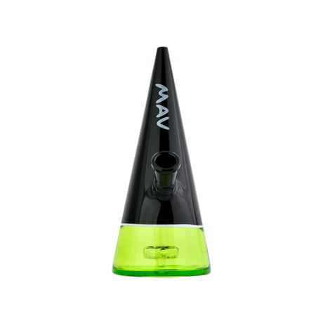 MAV Glass The Beacon Dab Rig in Black and Ooze - 45 Degree Joint - Front View