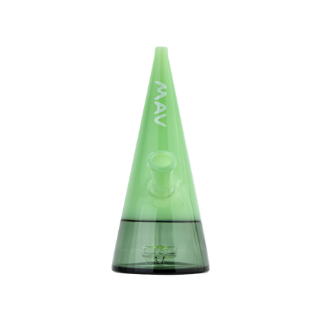 MAV Glass The Beacon Dab Rig in Seafoam, 7" Height, 45 Degree Joint, Front View
