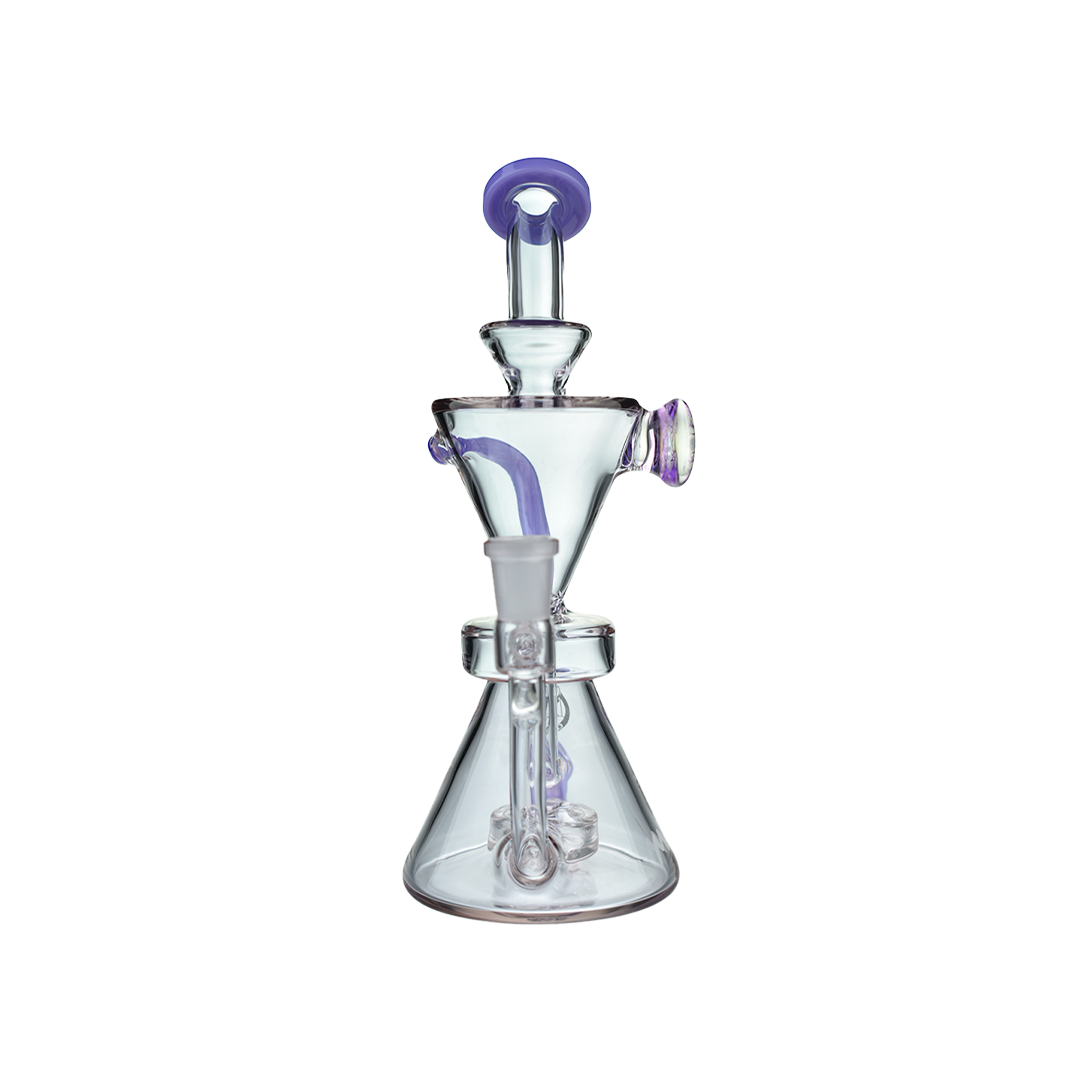 MAV Glass The Beverly SUBTL Collab Hourglass Recycler - Purple