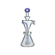 MAV Glass The Beverly SUBTL Collab Hourglass Recycler in Purple - Front View