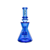 MAV Glass The Chico Rig in Blue - Front View - Compact 7" Beaker Dab Rig with Glass on Glass Joint