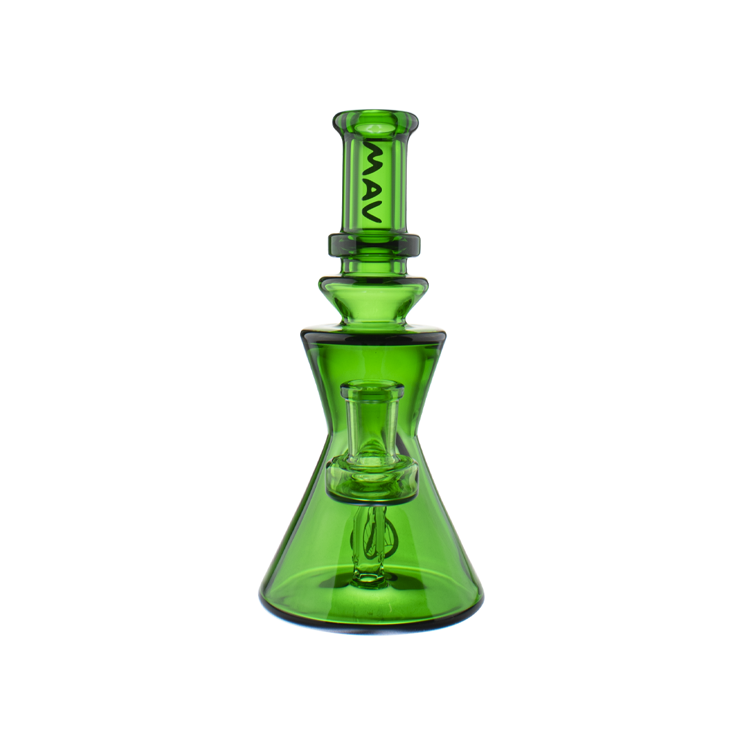 MAV Glass The Chico Rig in Green - Front View with Glass on Glass Joint