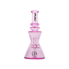 MAV Glass The Chico Rig in Pink - 7" Beaker Dab Rig with Glass on Glass Joint