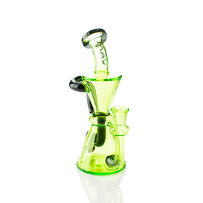 MAV Glass The Elsinore Recycler in Ooze color, side view with vortex cyclone percolator