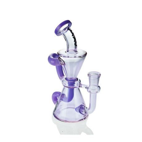 MAV Glass The Elsinore Recycler in Purple with Vortex Percolator - Front View