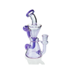 MAV Glass The Elsinore Recycler in Purple with Vortex Percolator - Front View