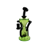 MAV Glass The Humboldt Dab Rig in Ooze - 9" Beaker Recycler with Glass on Glass Joint