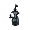 MAV Glass The Humboldt Dab Rig in Black On Black, 9" Beaker with Recycler Design, Side View