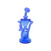 MAV Glass The Humboldt Dab Rig in Blue Lavender - Beaker & Recycler Design, 9" Tall