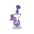MAV Glass The Humboldt Mini Dab Rig in Purple Milk Variant with Cyclone Percolator - Front View