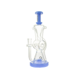 MAV Glass The Ojai Barrel Slitted Puck Recycler in Lavender - Front View