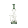 MAV Glass The Ojai Barrel Slitted Puck Recycler with Vortex Percolator, 14mm Female Joint, Front View