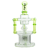 MAV Glass Pasadena Quad Shower Mini Bent-Neck Recycler Dab Rig