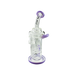 MAV Glass The Sonoma Recycler dab rig in purple with honeycomb percolator, front view on white background