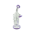 MAV Glass The Sonoma Recycler dab rig in purple with honeycomb percolator, front view on white background