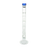 MAV Glass Triple To UFO Straight Bong, 23" Ink Blue, Showerhead/UFO Perc, Front View