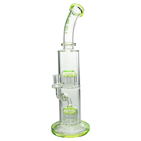 MAV Glass -TX374 Double Arms Chambers Bong with 15" Height and Glass on Glass Joint