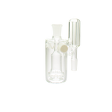 MAV Glass UFO Splashproof Ash Catcher 14mm 90° with Clear Percolator - Front View