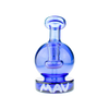 MAV Glass Vintage Bulb Dab Rig in Ink Blue with Glass on Glass Joint, Front View