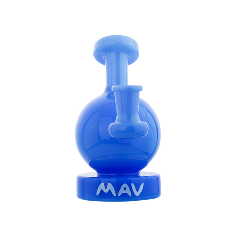 MAV Glass Vintage Bulb Dab Rig in Lavender with Glass on Glass Joint, Front View