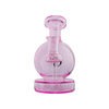 MAV Glass Vintage Bulb Dab Rig in Pink with Glass on Glass Joint, Front View