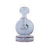 MAV Glass Vintage Bulb Dab Rig in Transparent Purple with Glass on Glass Joint