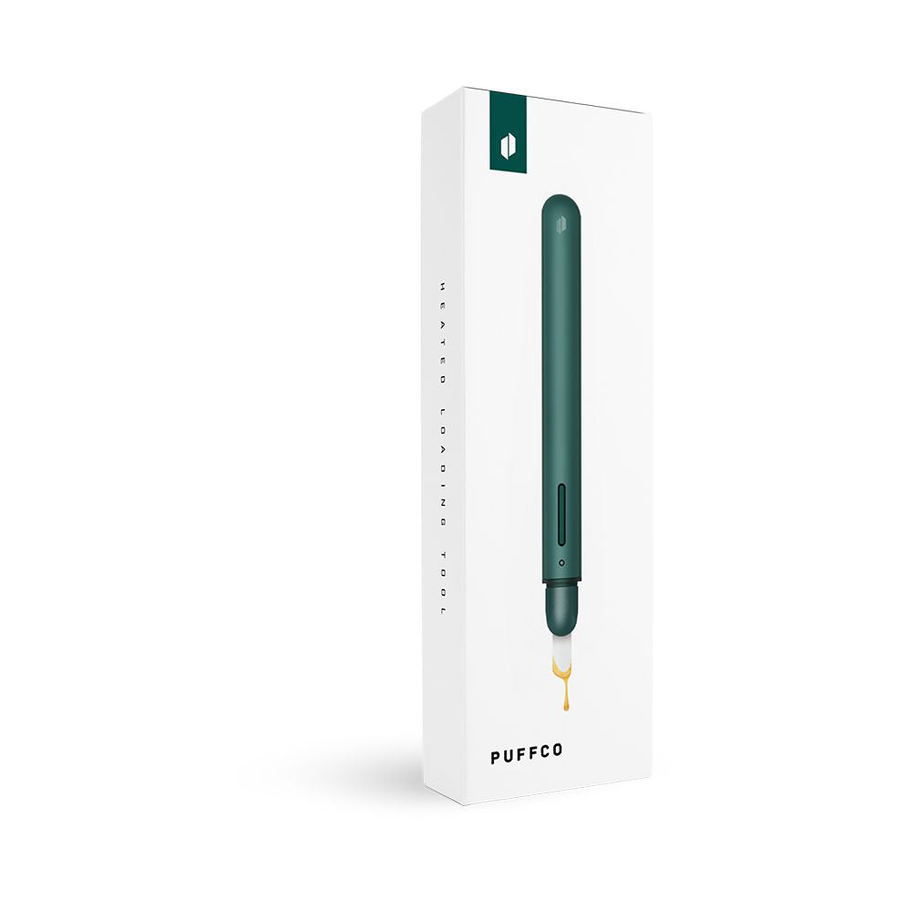 Puffco Pine Electric Heated Loading Tool, a battery powered hot knife for scooping concentrates