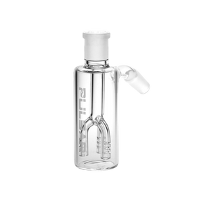 Pulsar 45 Degree 14mm Ash Catcher for bongs, a 45 degree angled ash catcher with a 14mm joint