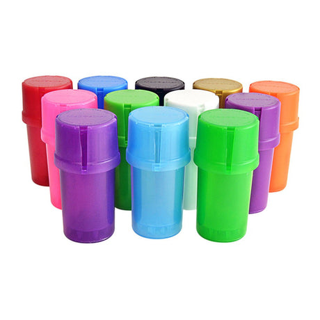 MedTainer Box - Marble 12ct assortment in various colors like blue, green, and purple