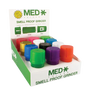 Medtainer Storage Container 12 Pack in assorted colors displayed with product packaging