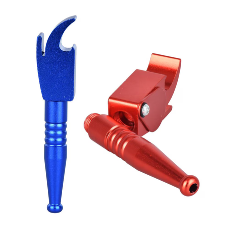 Can Opener Metal Hand Pipe | 4.25" | Assorted Colors | 20ct Display