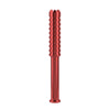 Red Metal One-Hitter Chillum Pipe - The Digger with Textured Grip - Front View
