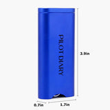 PILOT DIARY Portable Metal Dugout w/ Magnetic Lid & One Hitter