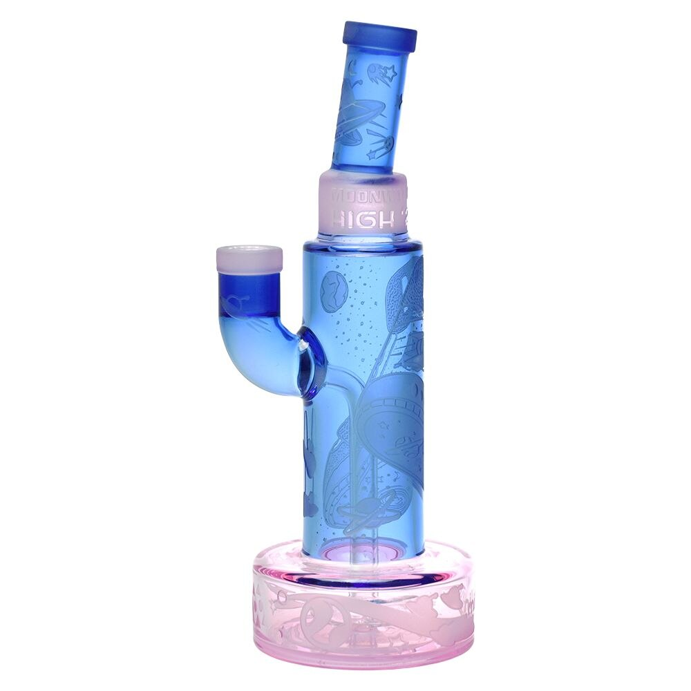 Milkyway Glass Moonwalker HIGH '23 Water Pipe | Light Blue | 7" | 14mm F