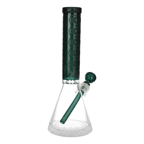 Milkyway Glass X-Morphic Evo Beaker Water Pipe, 14", 14mm Female Joint, Borosilicate, Front View