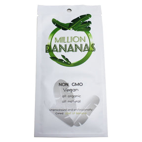 Million Bananas Natural Banana Leaf Wrap 2-Pack, Front View of a 25 Unit Display