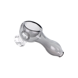 Smoke colored mini spoon pipe glass attachment in the Puffco Pivot 3 pack bundle, 2.5 inch height