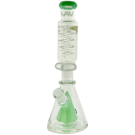 MAV Glass Mini Seafoam Beaker with Slitted Pyramid and Freezable Coil System